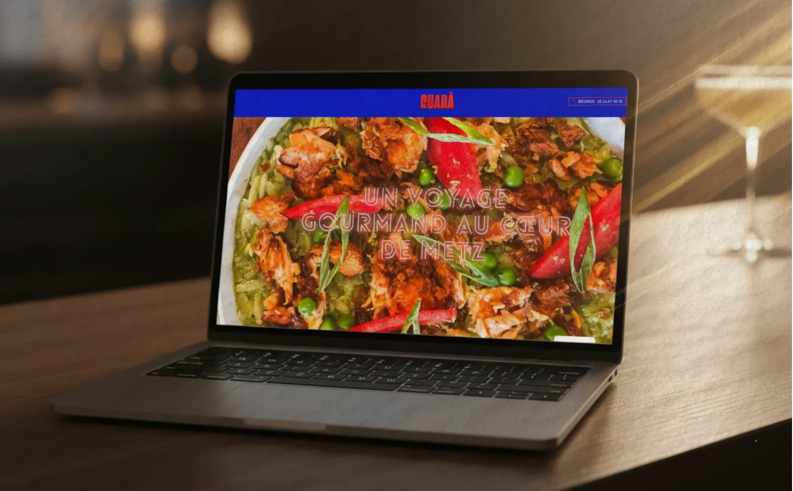 Site internet du restaurant Guarà Metz — design et développement WordPress